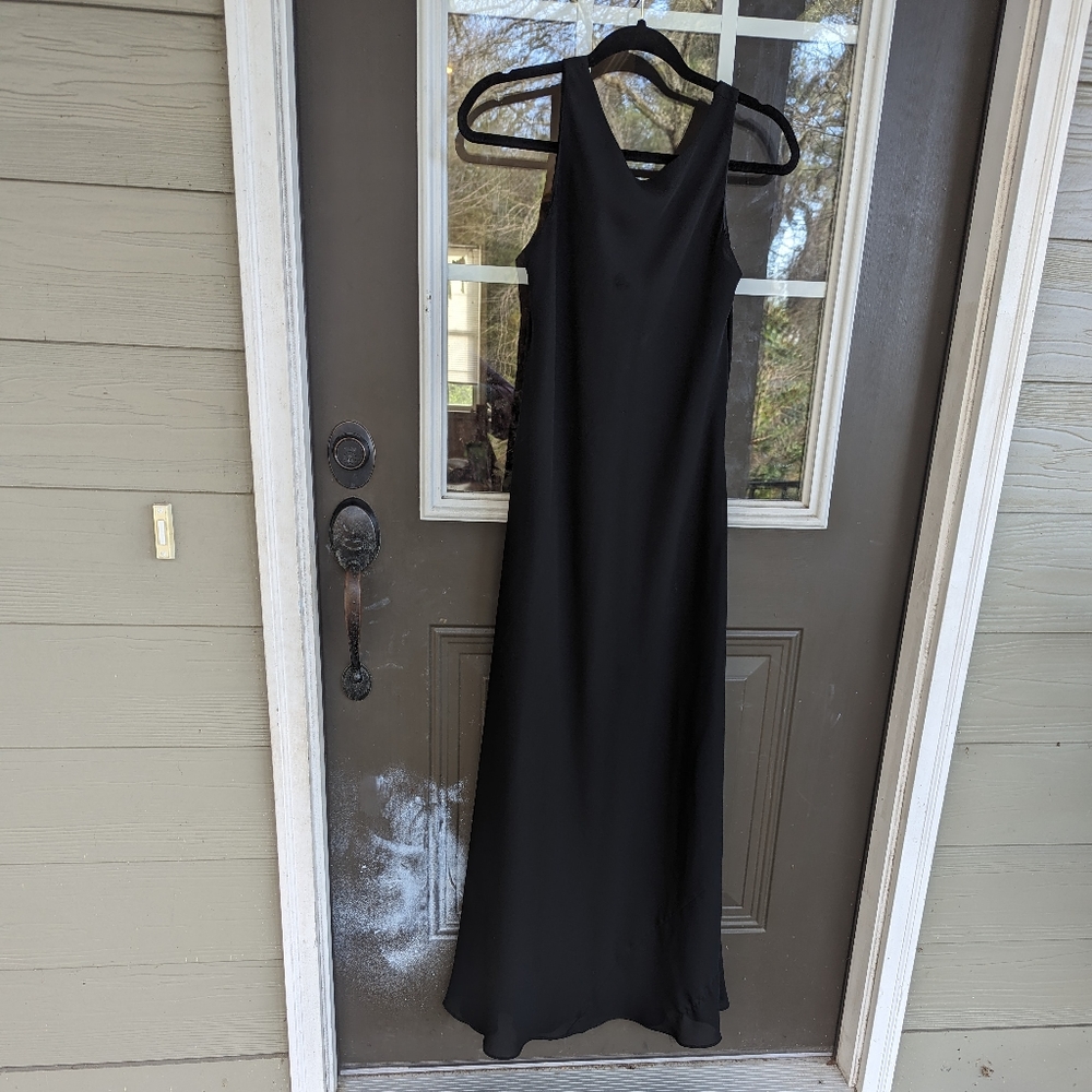 Alyn Paige classic black A-line dress